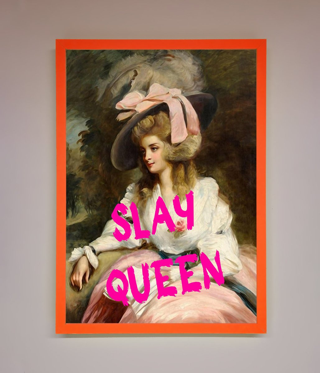 Slay Queen Framed Poster - Zestio
