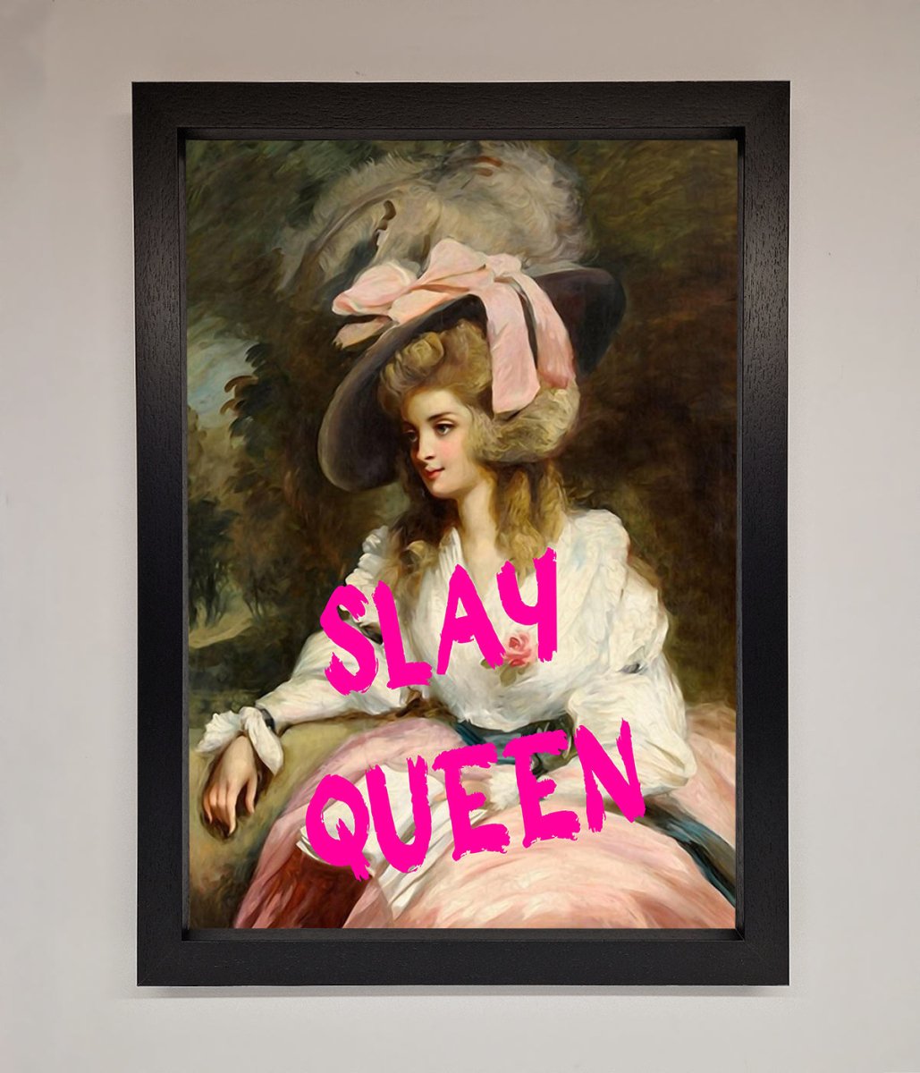 Slay Queen Framed Poster - Zestio