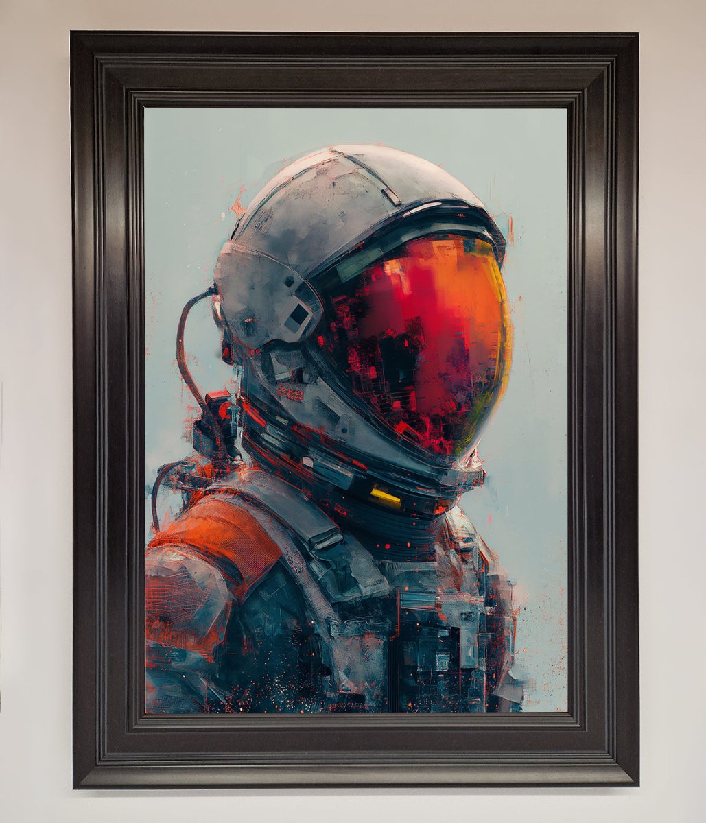 Space Man Framed Wall Art - Zestio