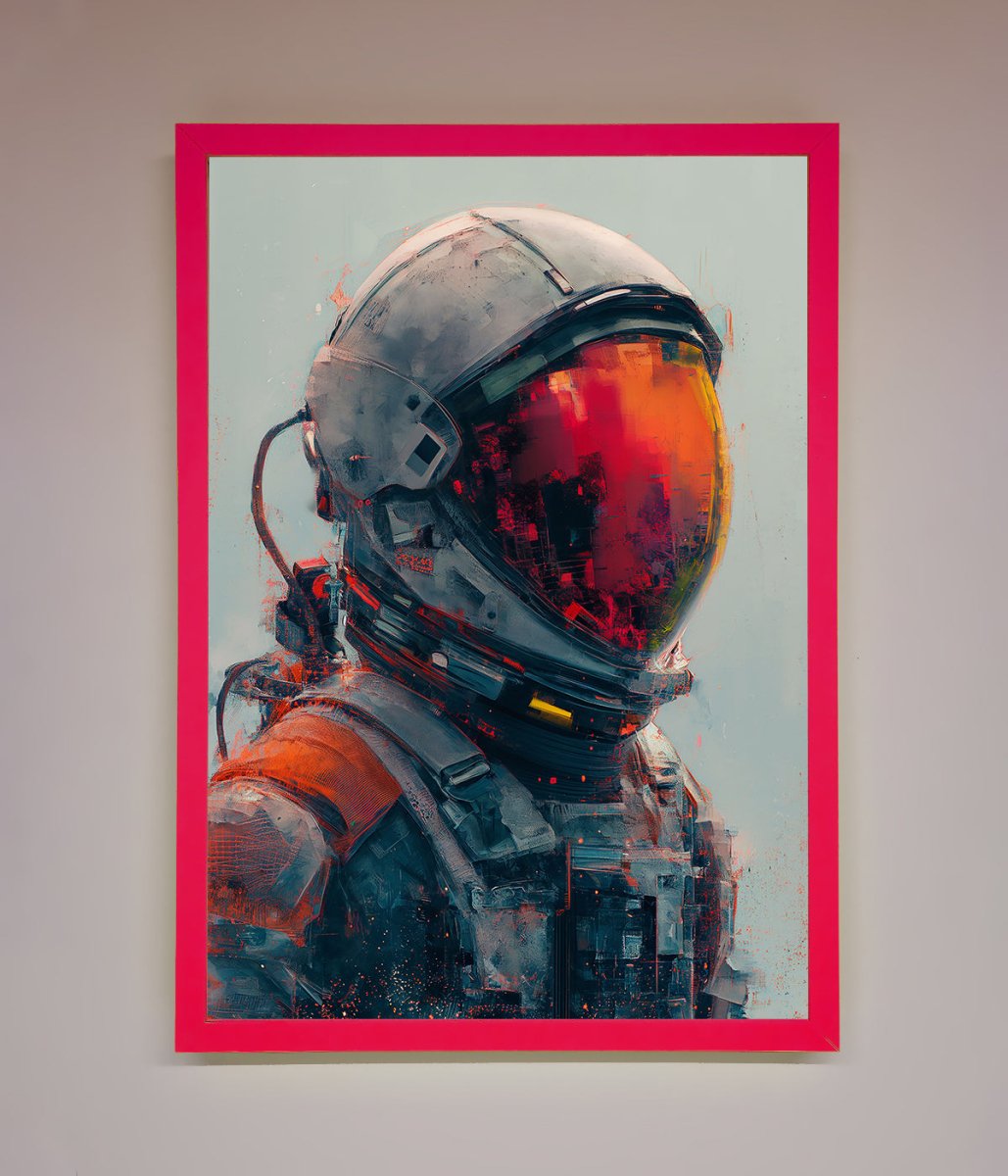 Space Man Framed Wall Art - Zestio