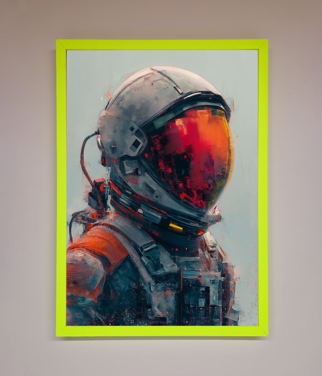 Space Man Framed Wall Art - Zestio