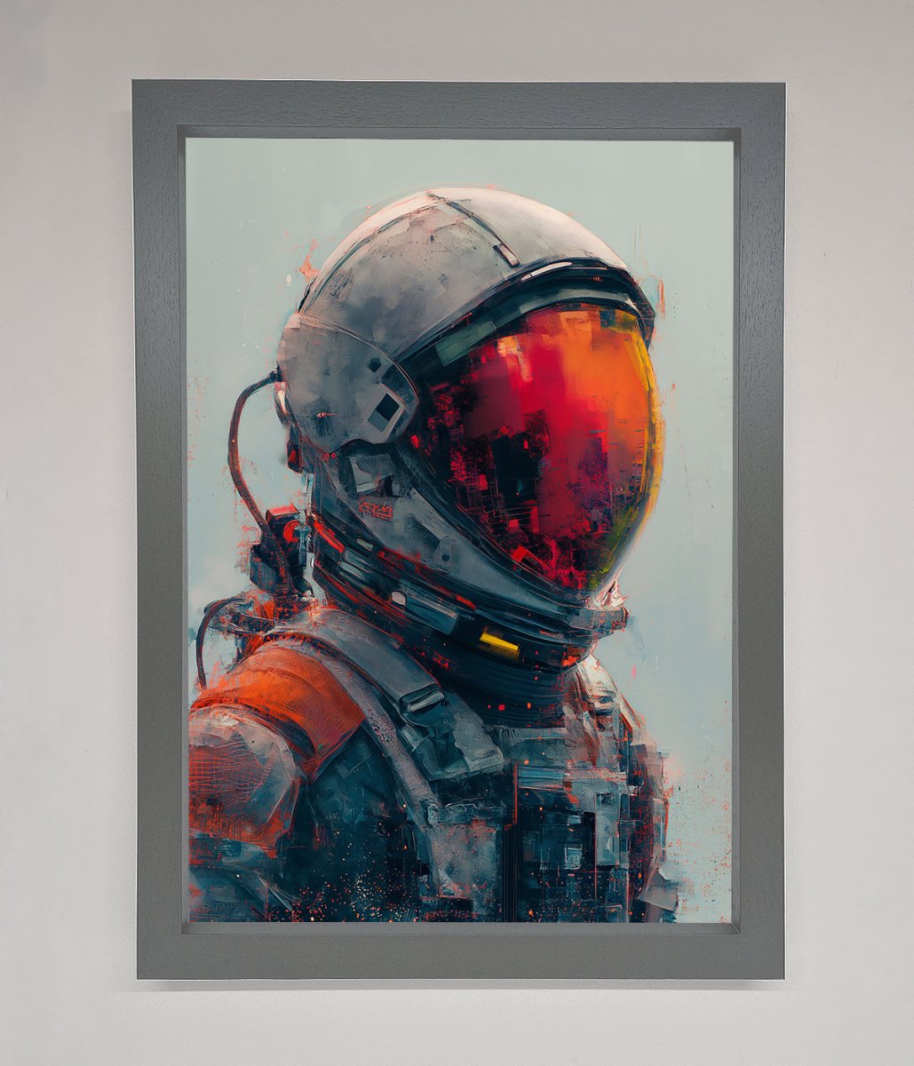 Space Man Framed Wall Art - Zestio