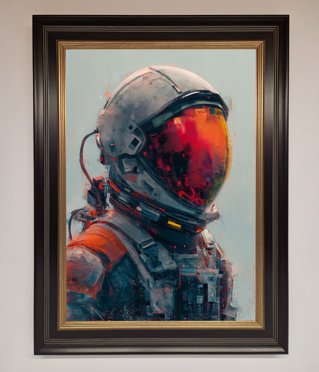 Space Man Framed Wall Art - Zestio