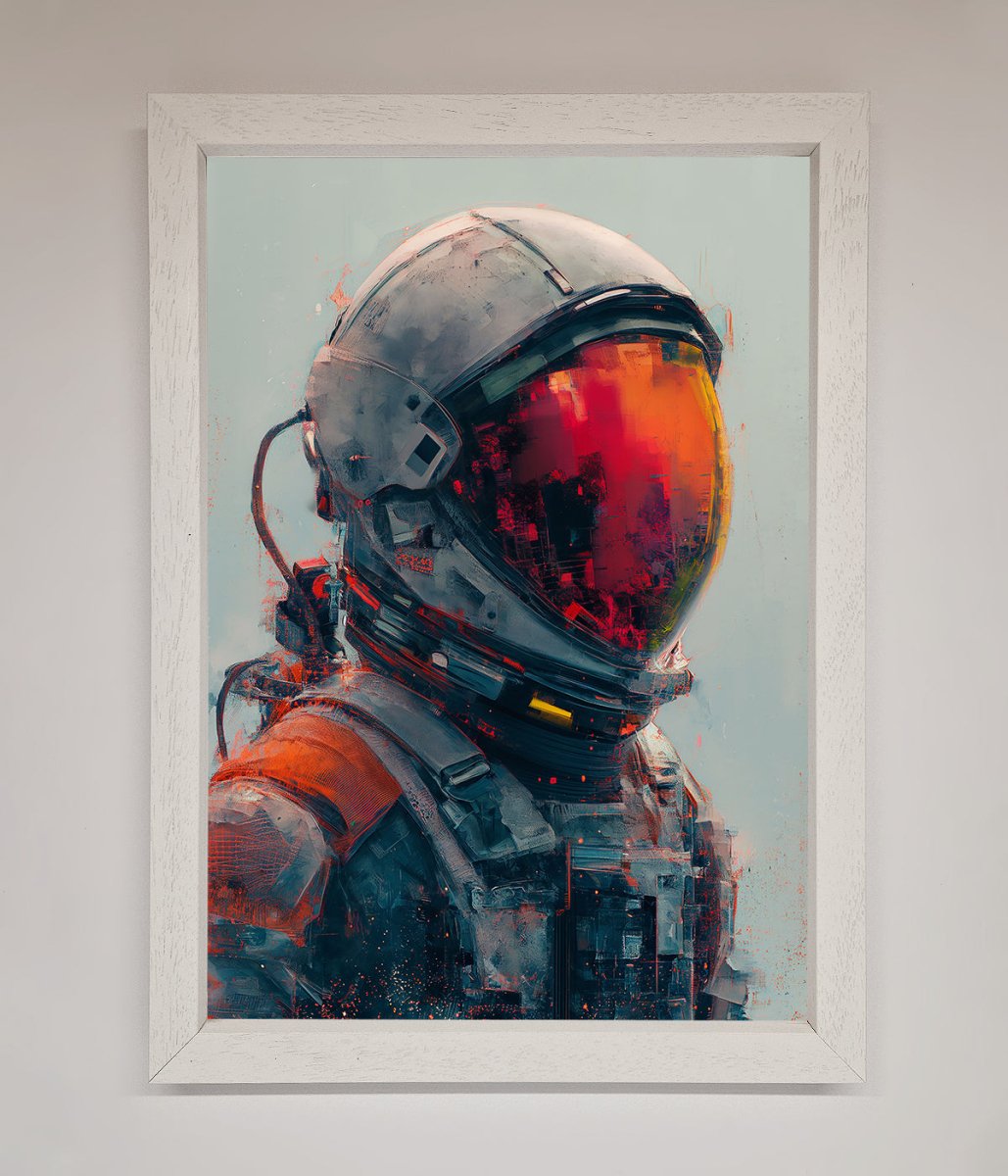 Space Man Framed Wall Art - Zestio