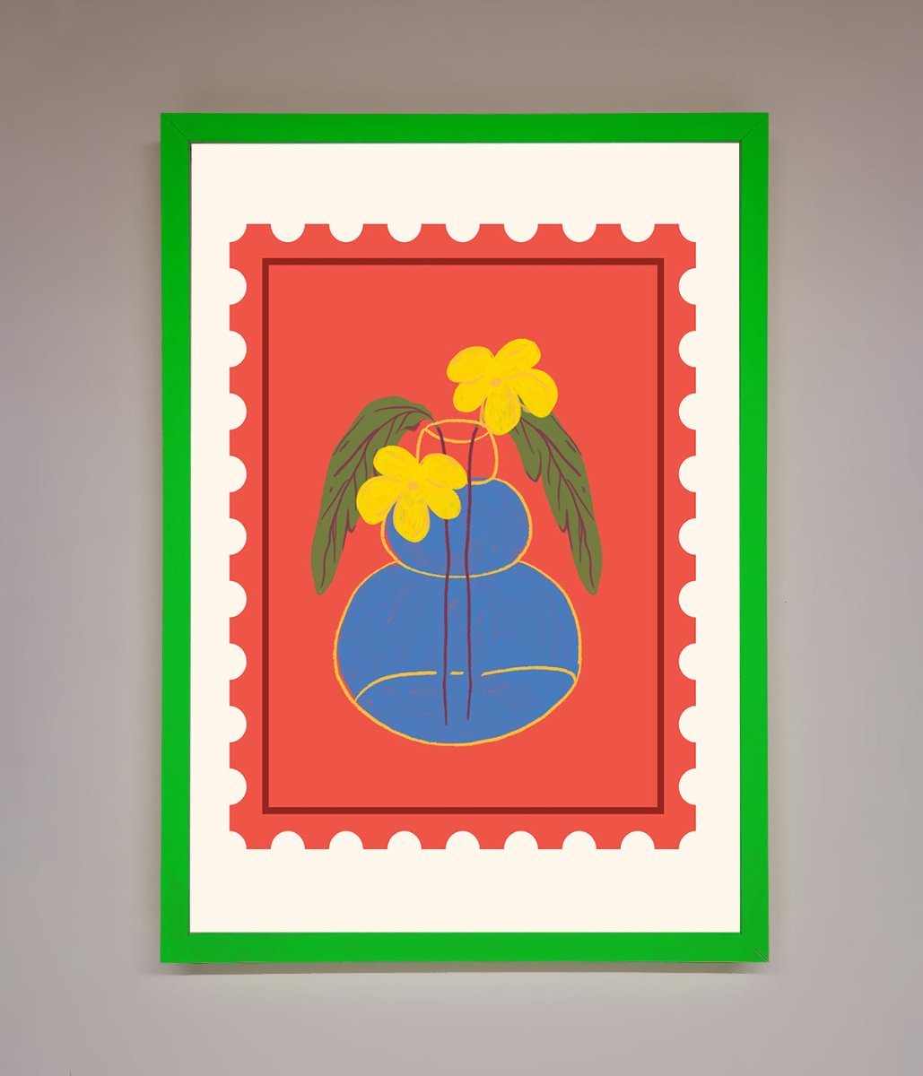 Stamp Plant Framed Wall Art - Zestio