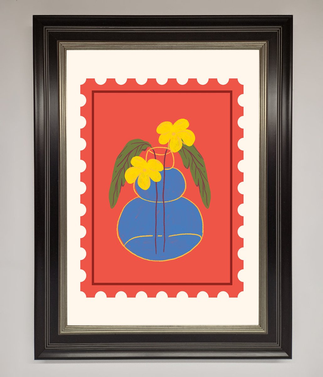 Stamp Plant Framed Wall Art - Zestio