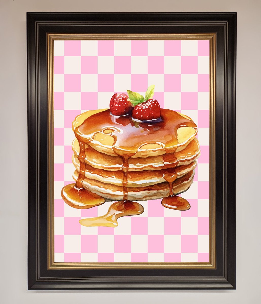 Syrup Pankcakes Framed Print - Zestio
