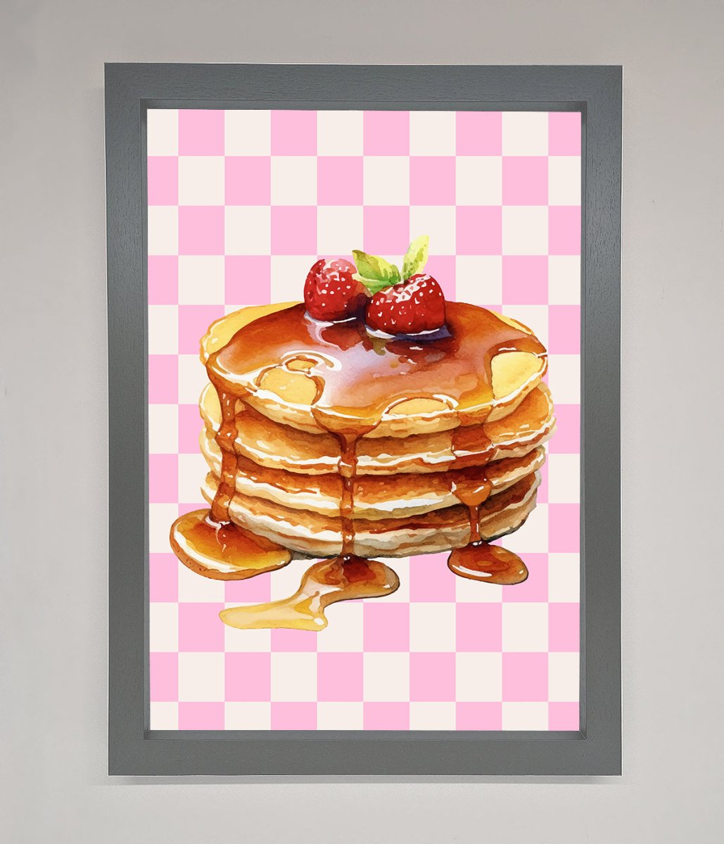 Syrup Pankcakes Framed Print - Zestio