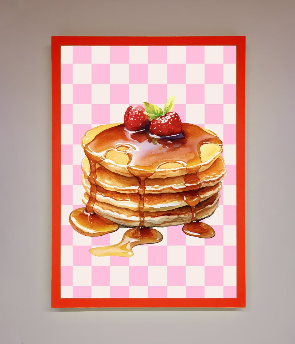 Syrup Pankcakes Framed Print - Zestio