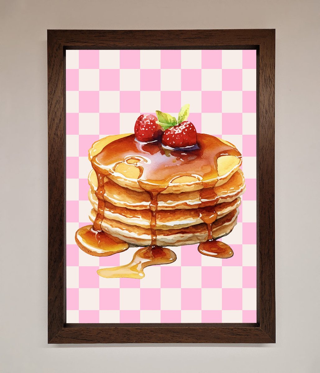 Syrup Pankcakes Framed Print - Zestio