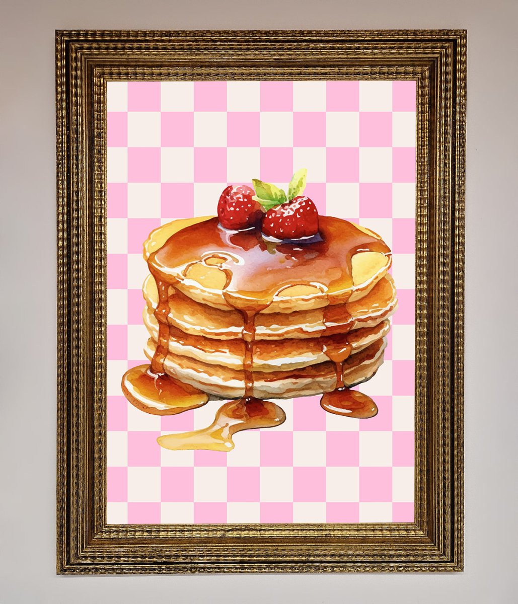 Syrup Pankcakes Framed Print - Zestio