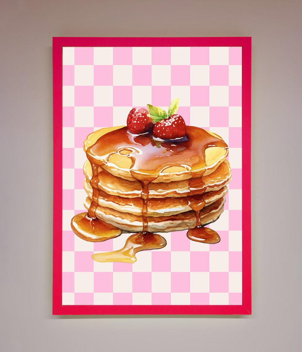 Syrup Pankcakes Framed Print - Zestio