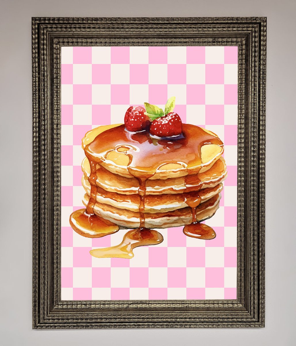 Syrup Pankcakes Framed Print - Zestio