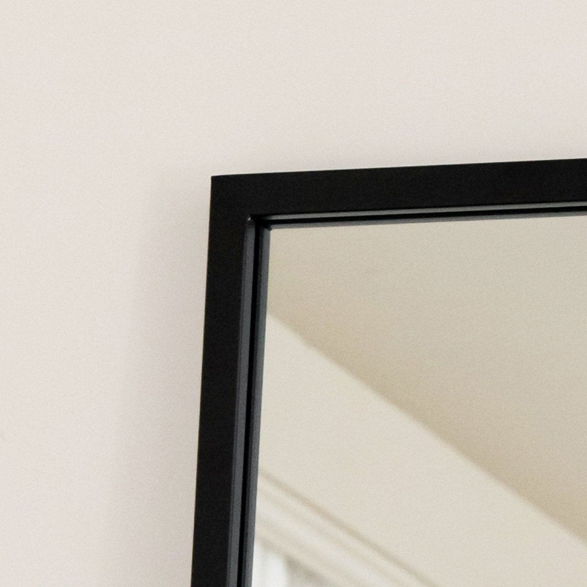 Takara - Black Metal Rectangle Mirror - 70cm x 50cm - Zestio