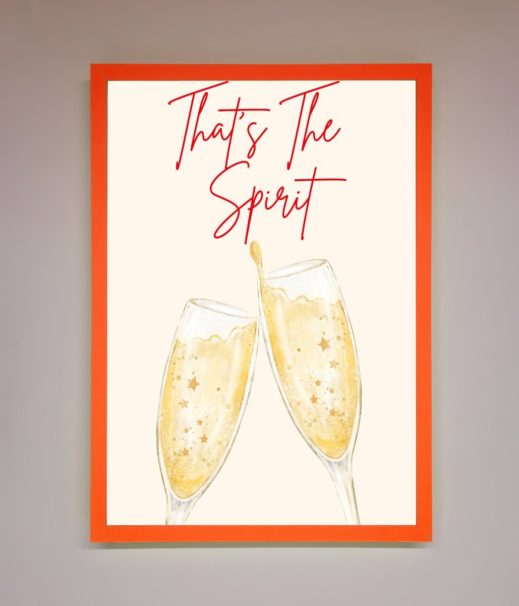 Thats The Spirit Framed Wall Art - Zestio