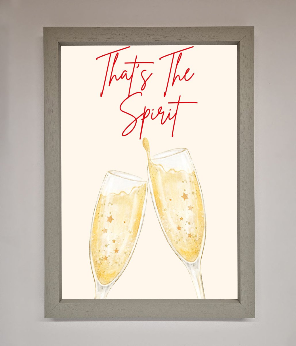 Thats The Spirit Framed Wall Art - Zestio