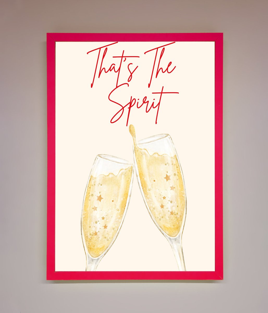Thats The Spirit Framed Wall Art - Zestio