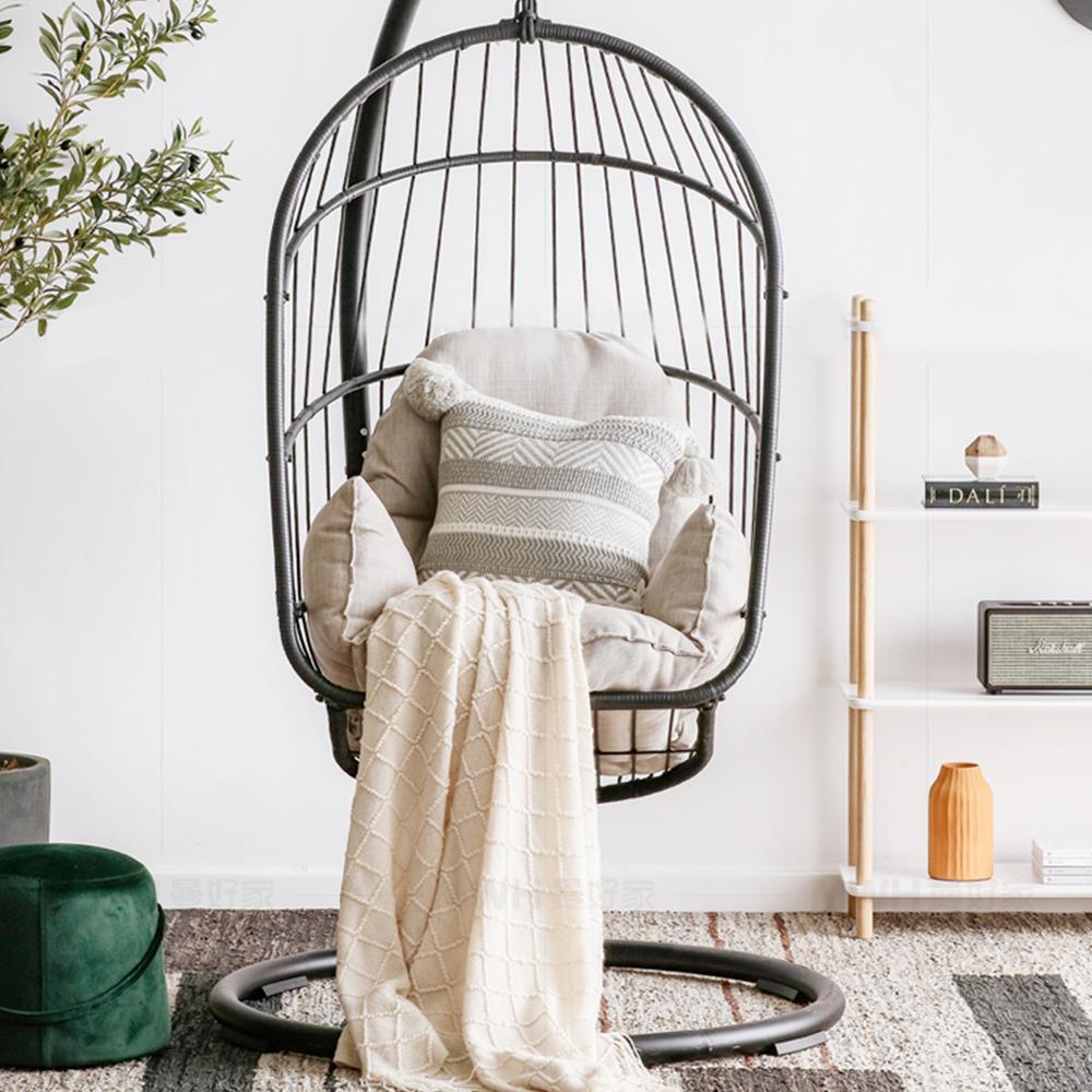 The CAGE Rattan Hanging Chair, Indoor/ Outdoor Furniture