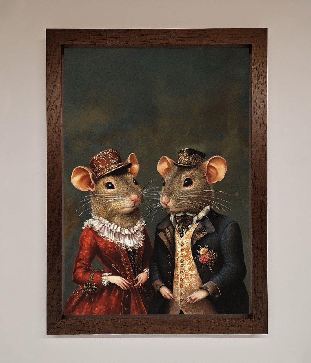 The Victorian Mice Framed Poster - Zestio