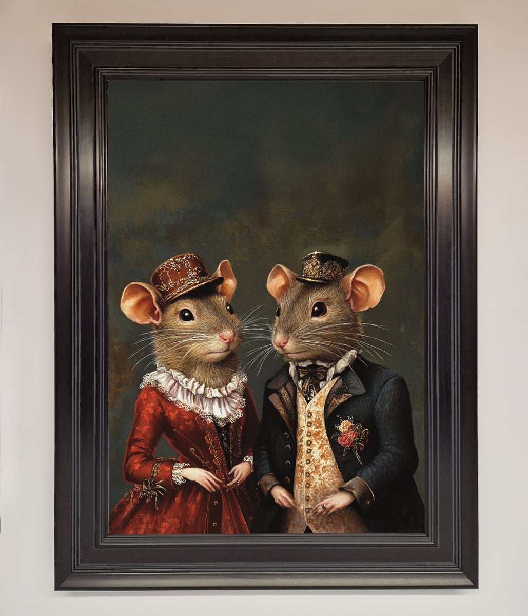 The Victorian Mice Framed Poster - Zestio