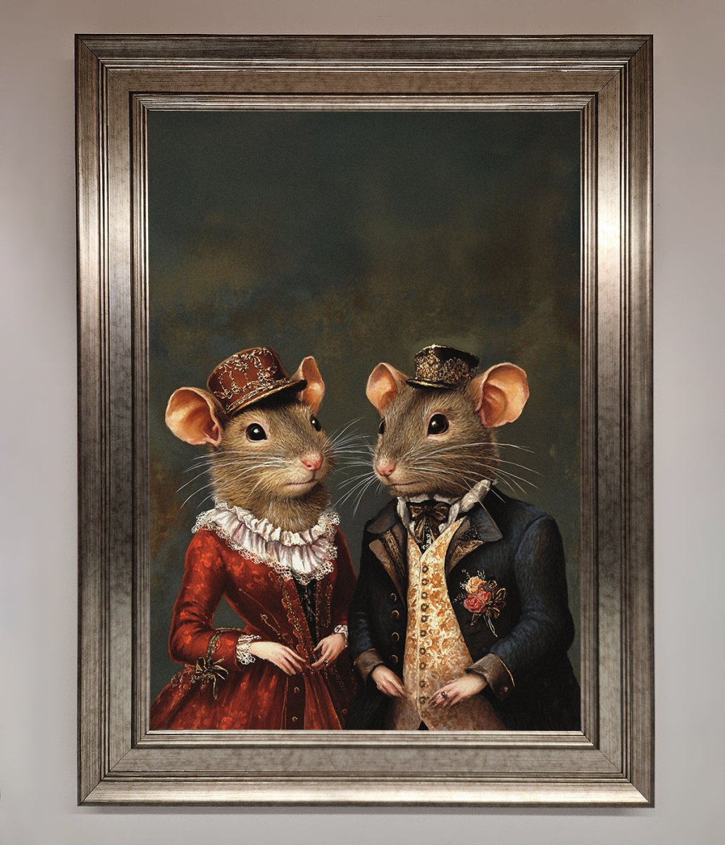 The Victorian Mice Framed Poster - Zestio