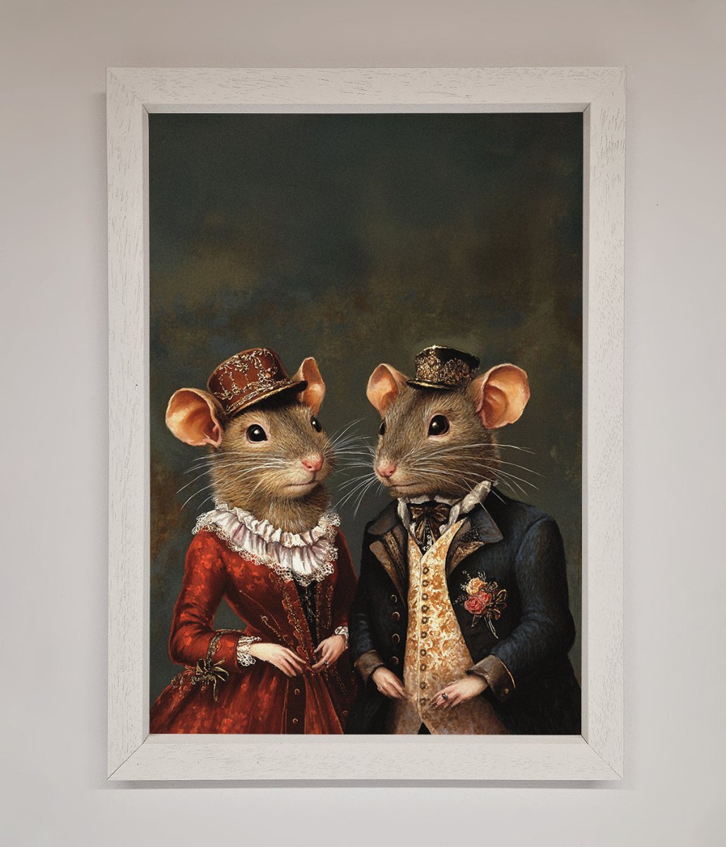 The Victorian Mice Framed Poster - Zestio