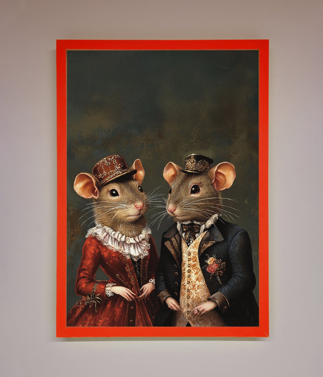 The Victorian Mice Framed Poster - Zestio