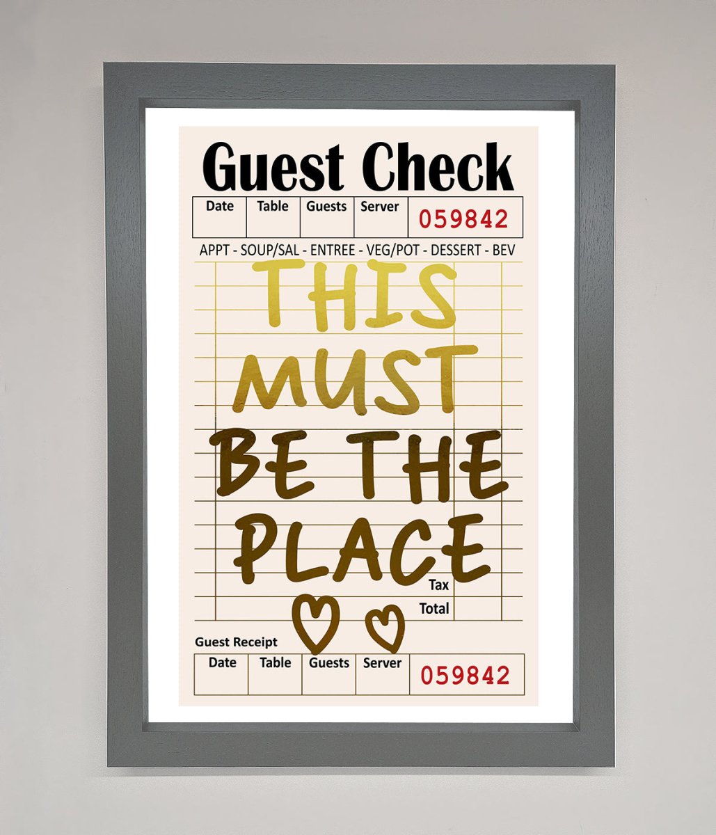 This Must Be The Place Foil Print - Zestio