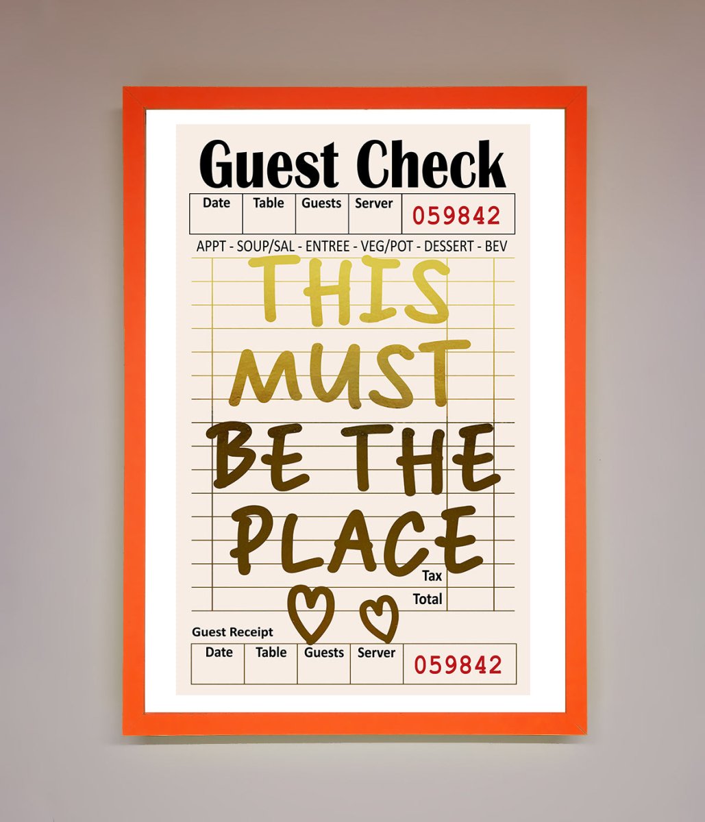 This Must Be The Place Foil Print - Zestio