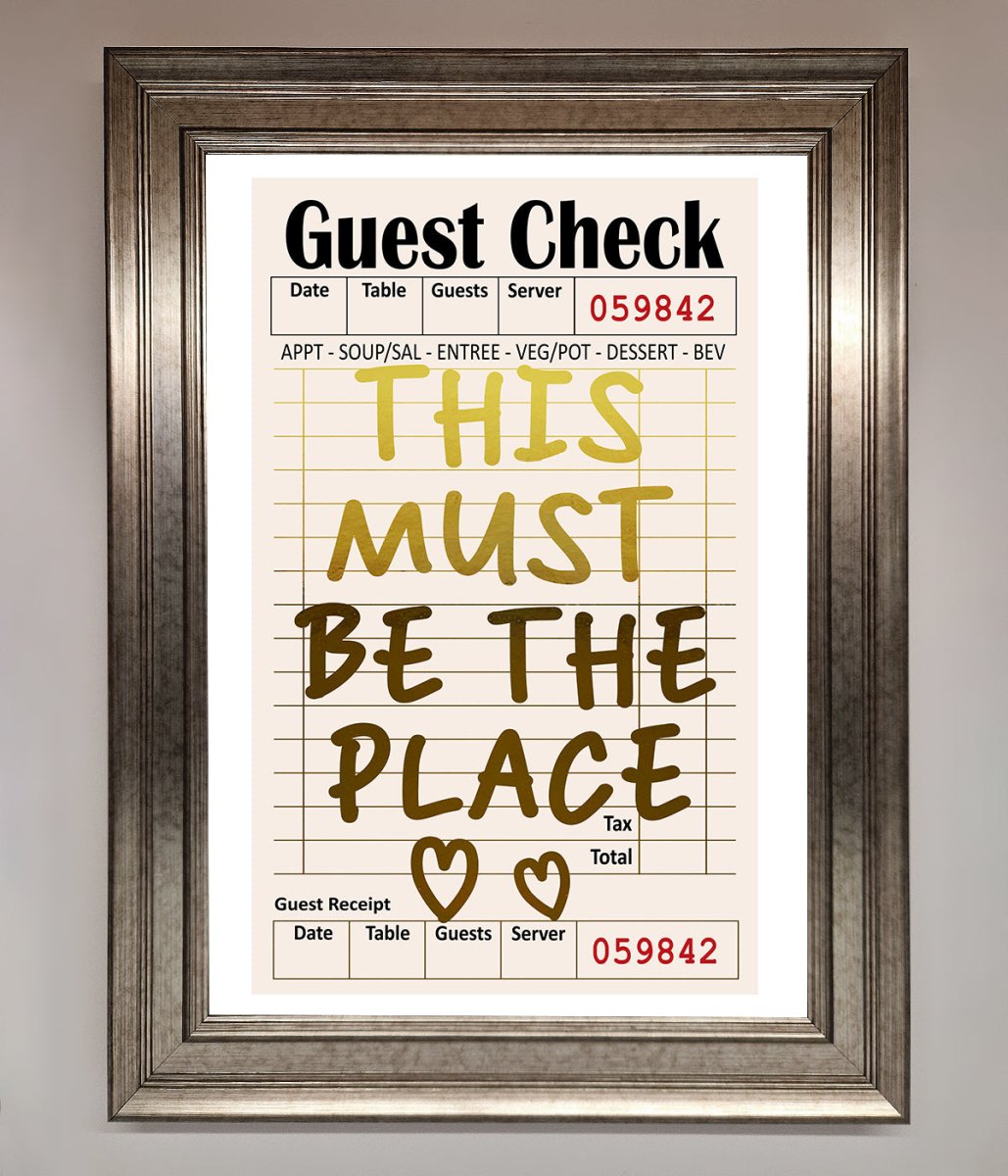 This Must Be The Place Foil Print - Zestio