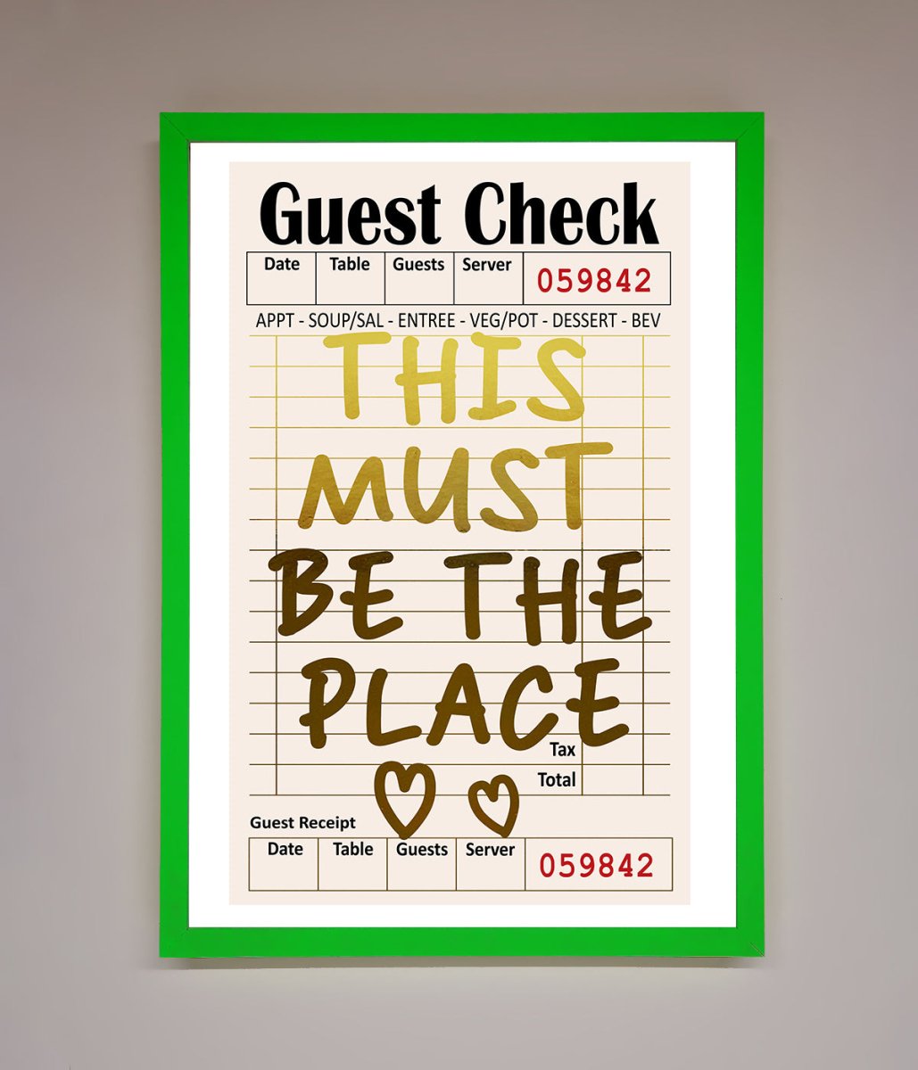 This Must Be The Place Foil Print - Zestio