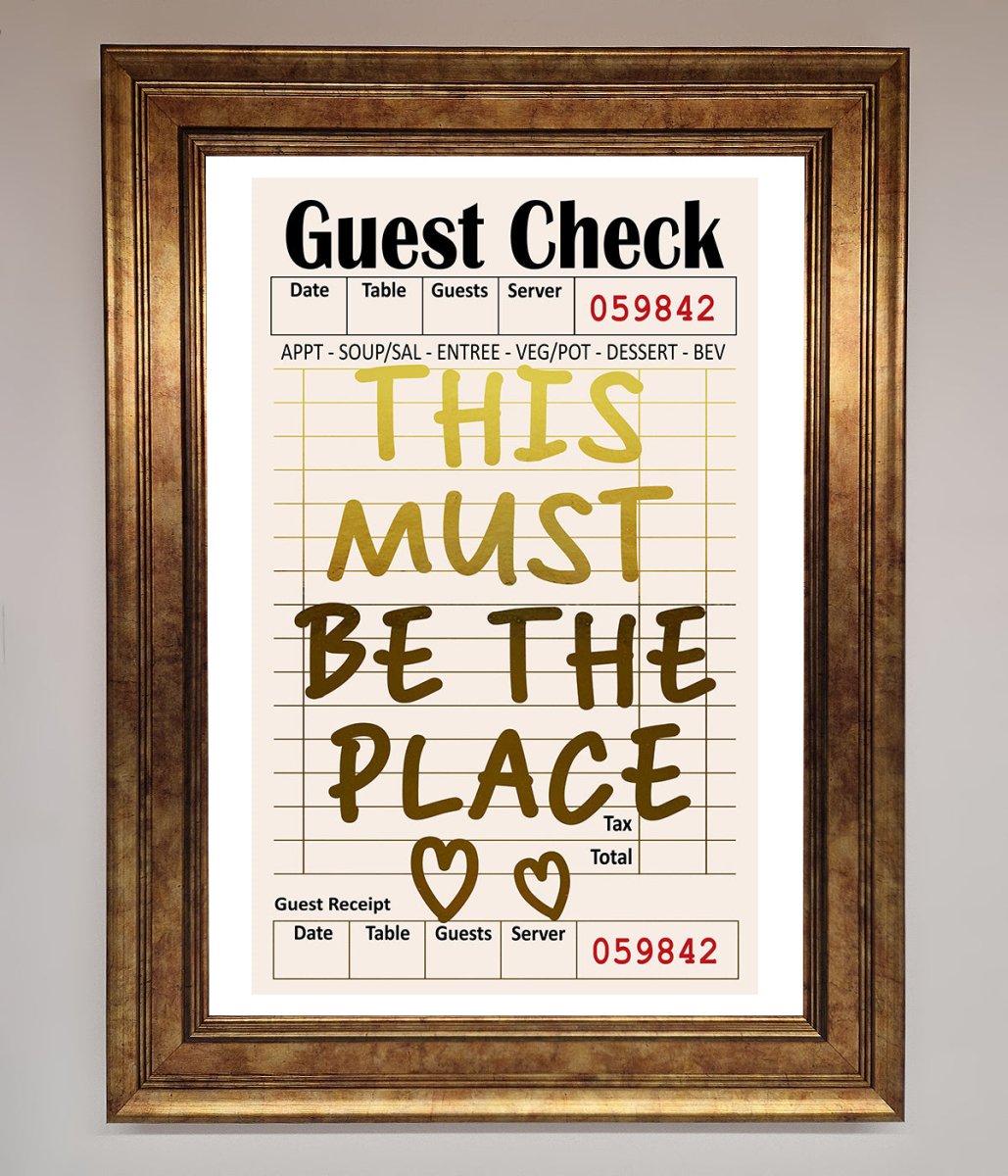 This Must Be The Place Foil Print - Zestio