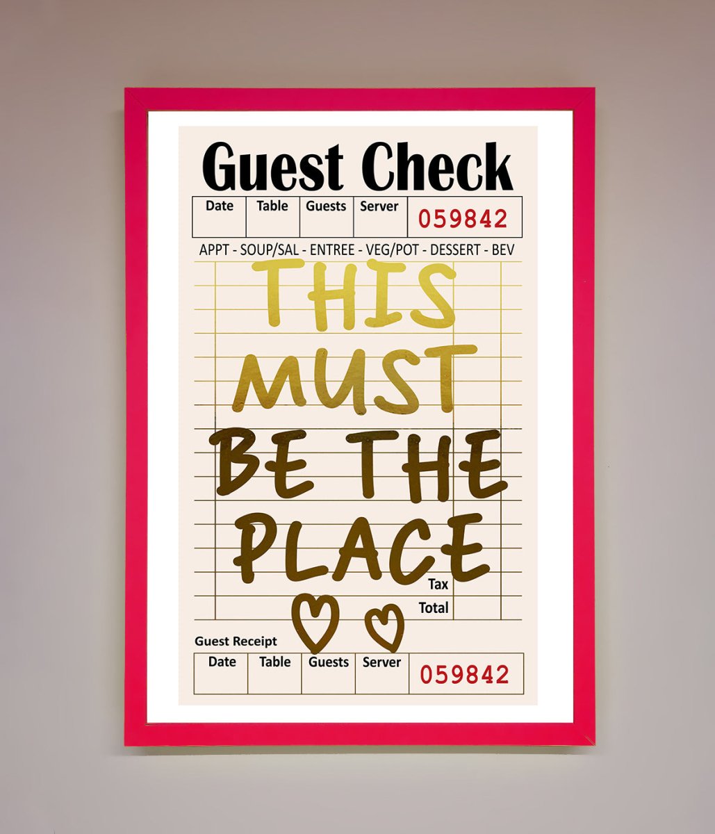 This Must Be The Place Foil Print - Zestio