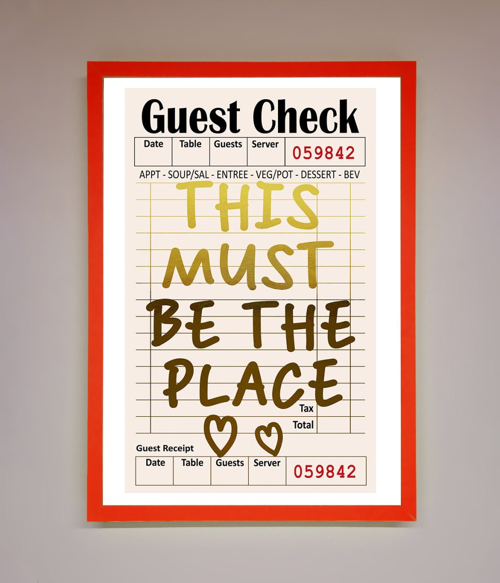 This Must Be The Place Foil Print - Zestio