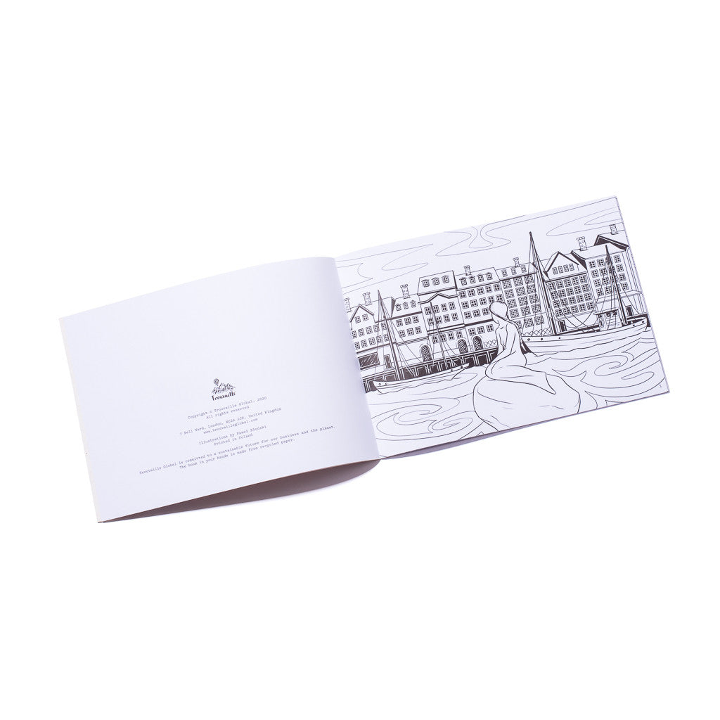 100% Recycled World Travel Colouring Book