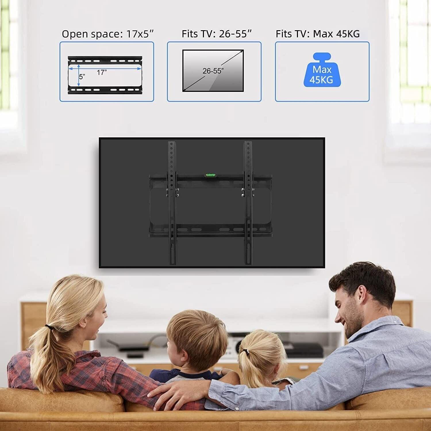 TV Wall Mount Bracket 26-55 Inch LED LCD VESA 400x400 Suptek