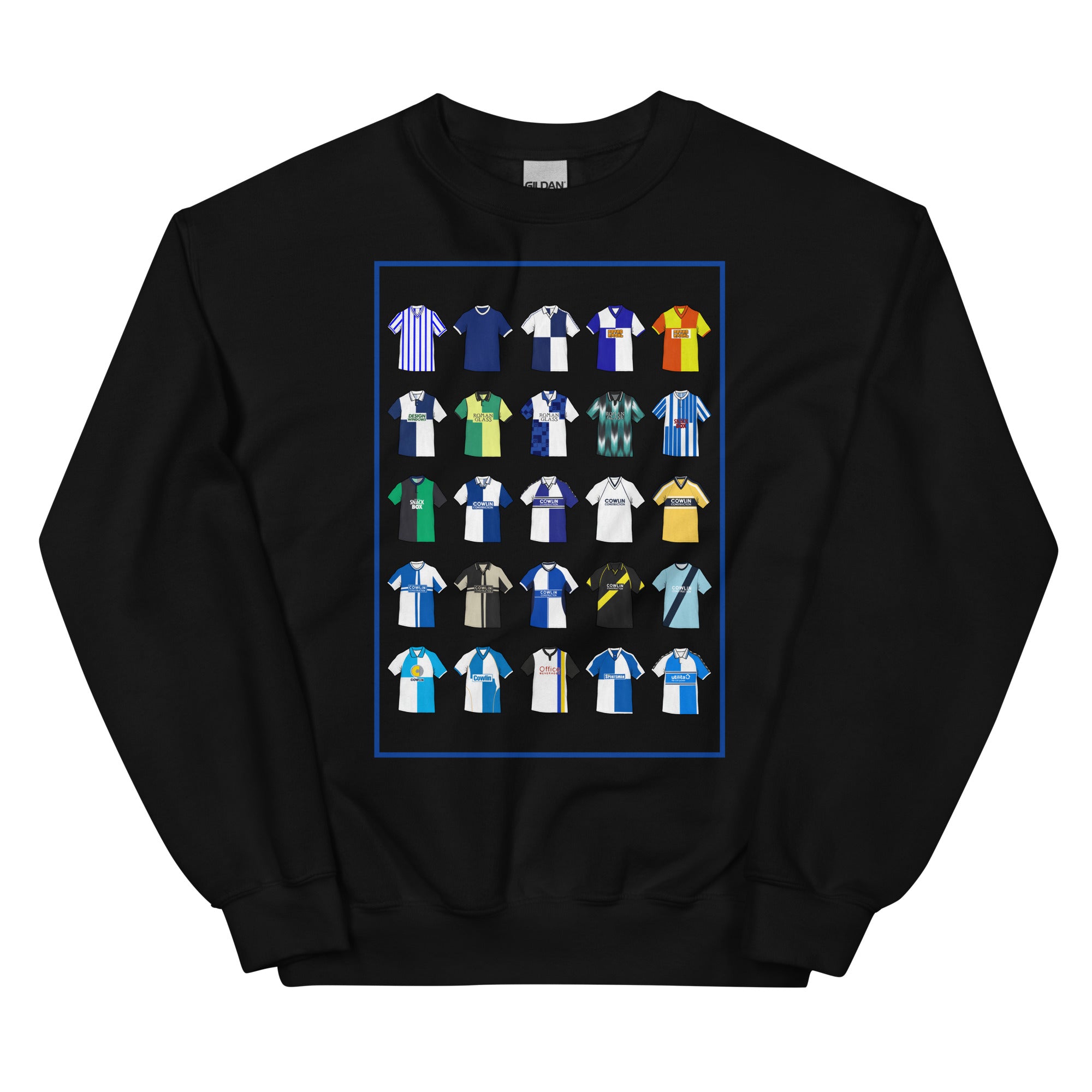 Bristol Rovers Classics Football Unisex Sweatshirt