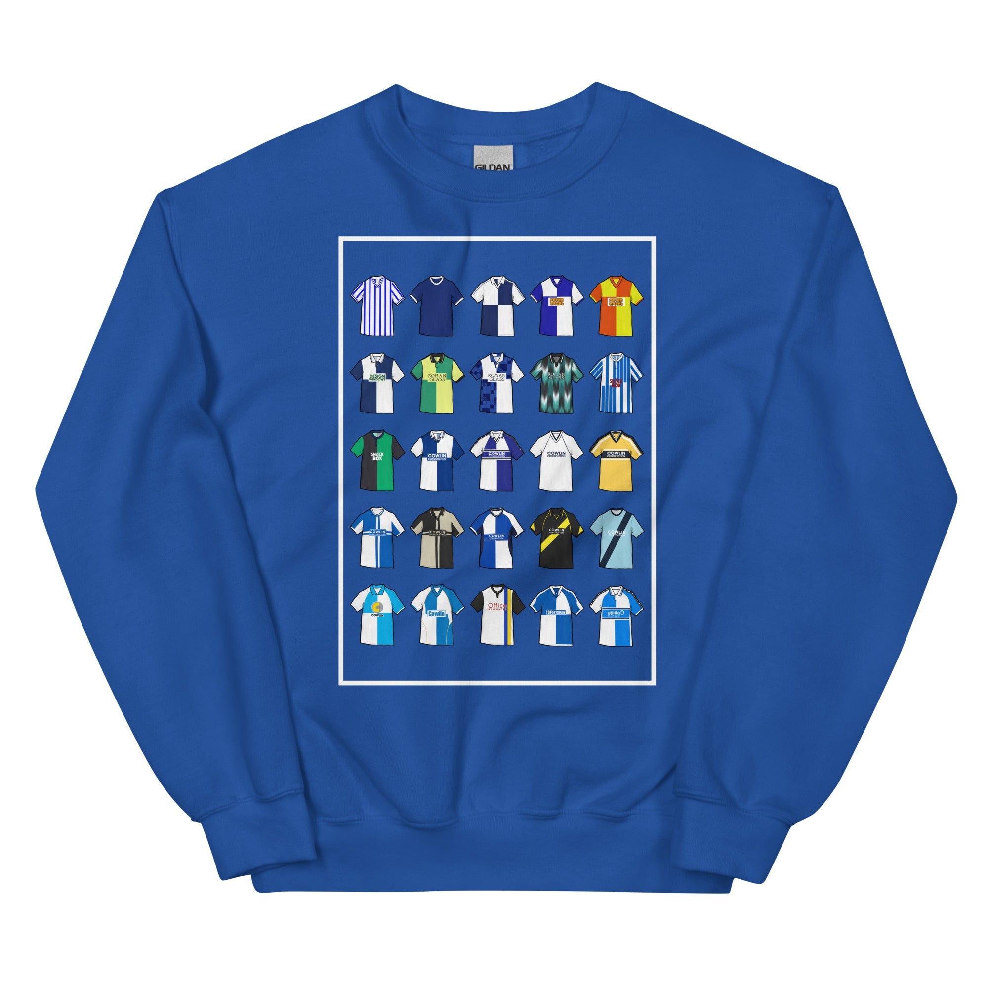 Bristol Rovers Classics Football Unisex Sweatshirt