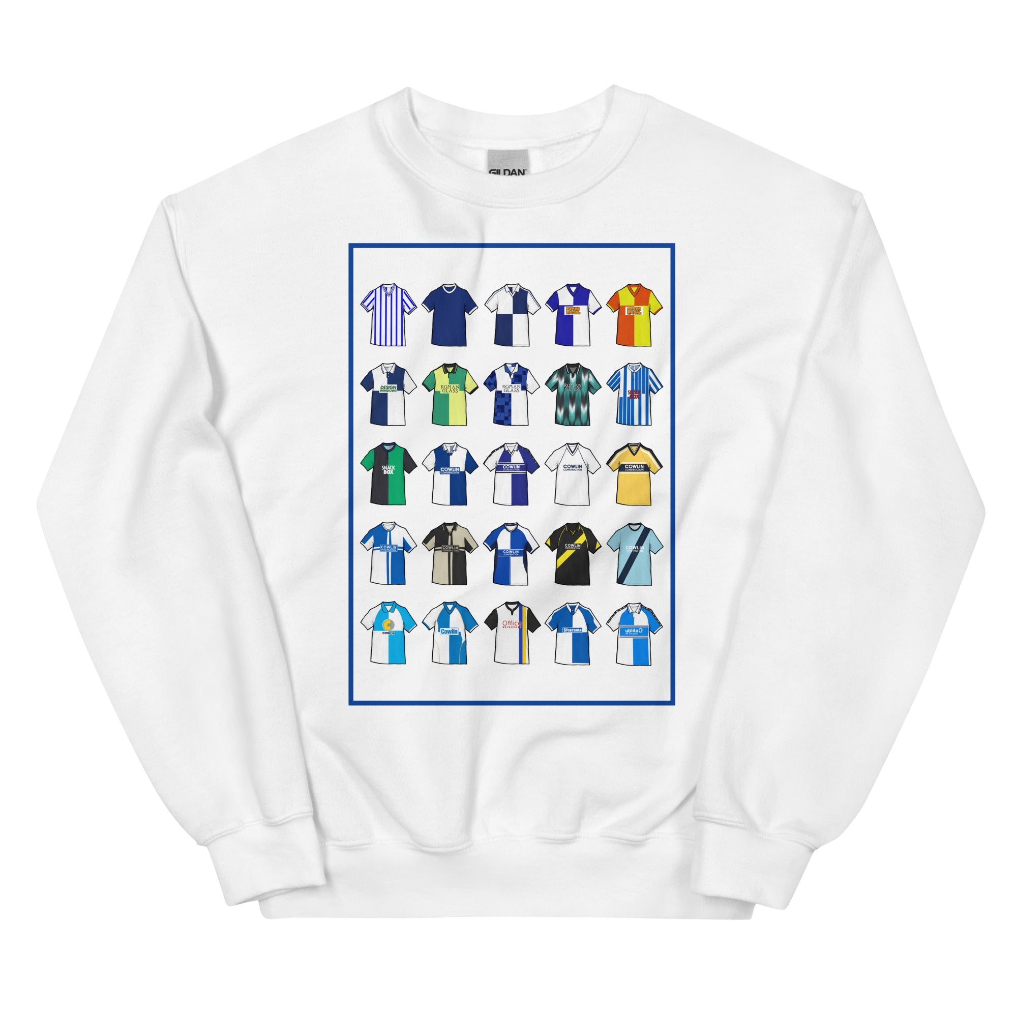 Bristol Rovers Classics Football Unisex Sweatshirt