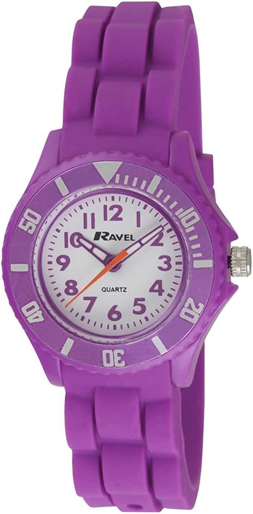 Ravel Children's Sports Silicon Sports Watch Purple R1802.7