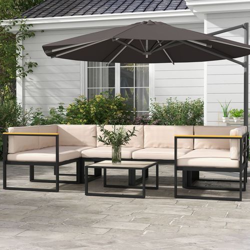 Outsunny Replacement Cushions for Outdoor Furniture Garden Seat Cushion Pad
