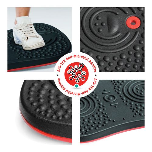 Pallet: AFS-TEX Active Anti-Microbial Exercise Wobble Balance Board - 35 x 50cm Black - Pack of 120