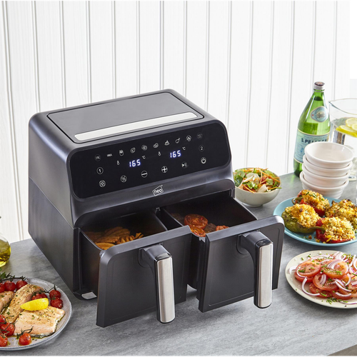 Neo Black Electric 8.5L Digital Air Fryer with Glass Viewing Window