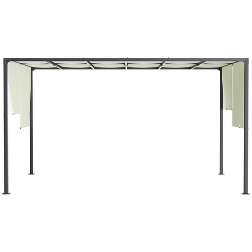 Outsunny 3 x 4m utdoor Garden Pergola with LED Lights