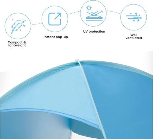 Pop Up Beach Tent - BLUE