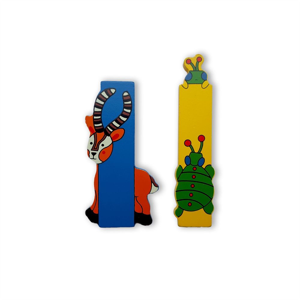 Vinsani Wooden Jungle Animal Upper Case Alphabet Letters Personalised Bedroom Wall Door Name
