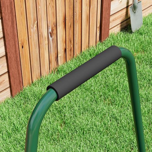 Outsunny 63 L Lawn Roller Large Heavy Duty Metal Sand or Water Filled