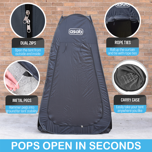 Pop Up Privacy Tent Black