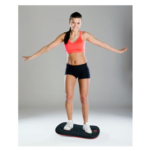 Pallet: AFS-TEX Active Anti-Microbial Exercise Wobble Balance Board - 35 x 50cm Black - Pack of 120