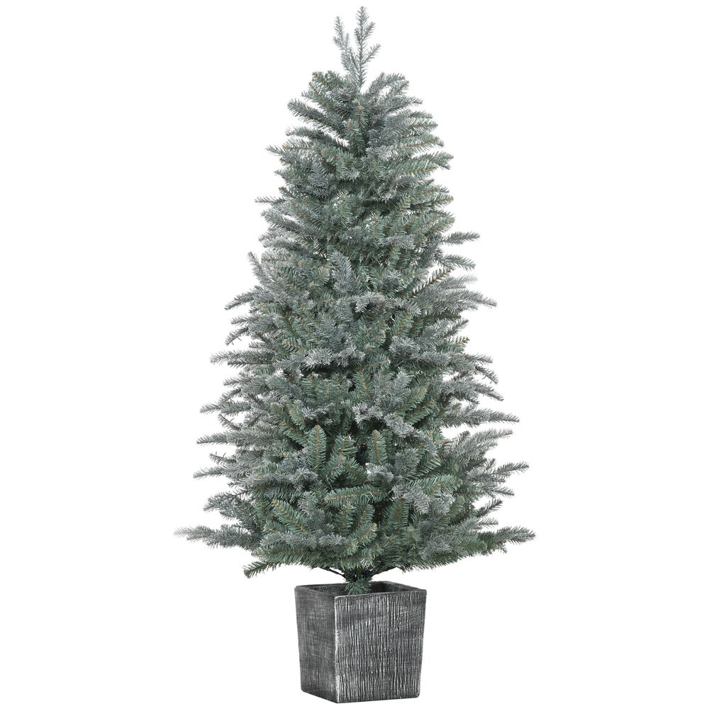 5ft Artificial Christmas Tree Xmas Decoration Pot Stand and 1140 Tips HOMCOM
